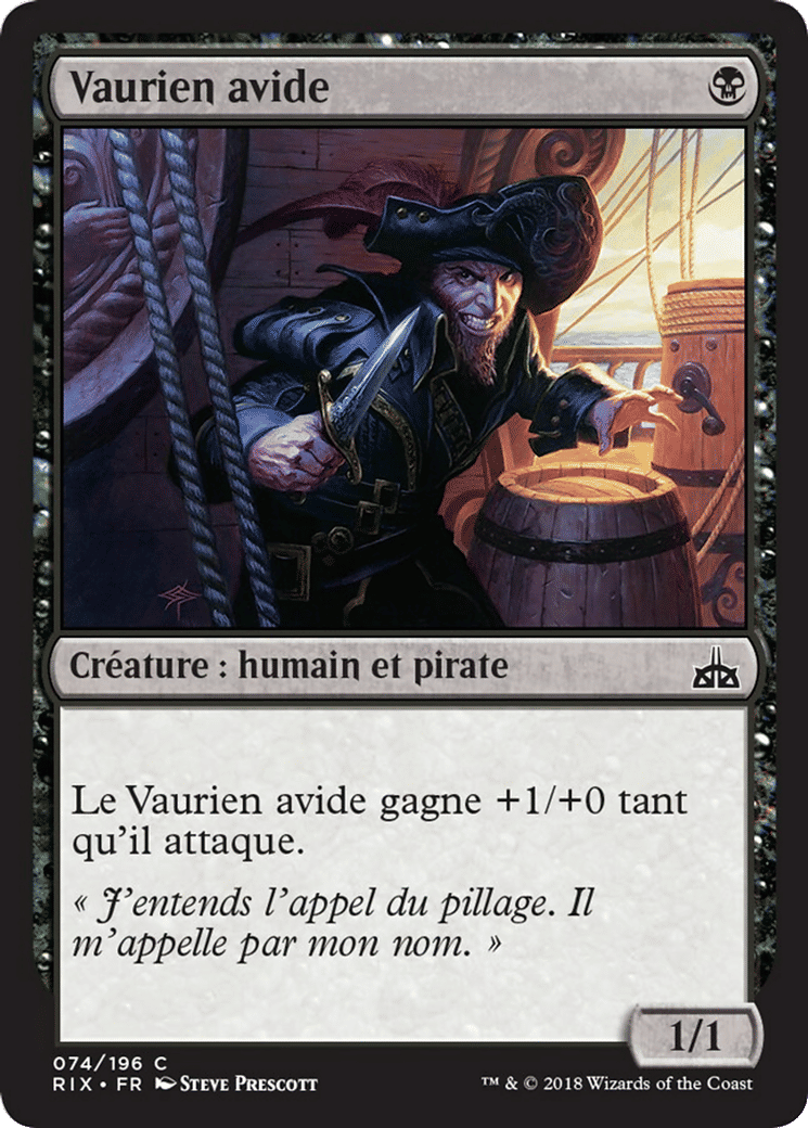 Vaurien avide — Rivals of Ixalan — Magic: The Gathering