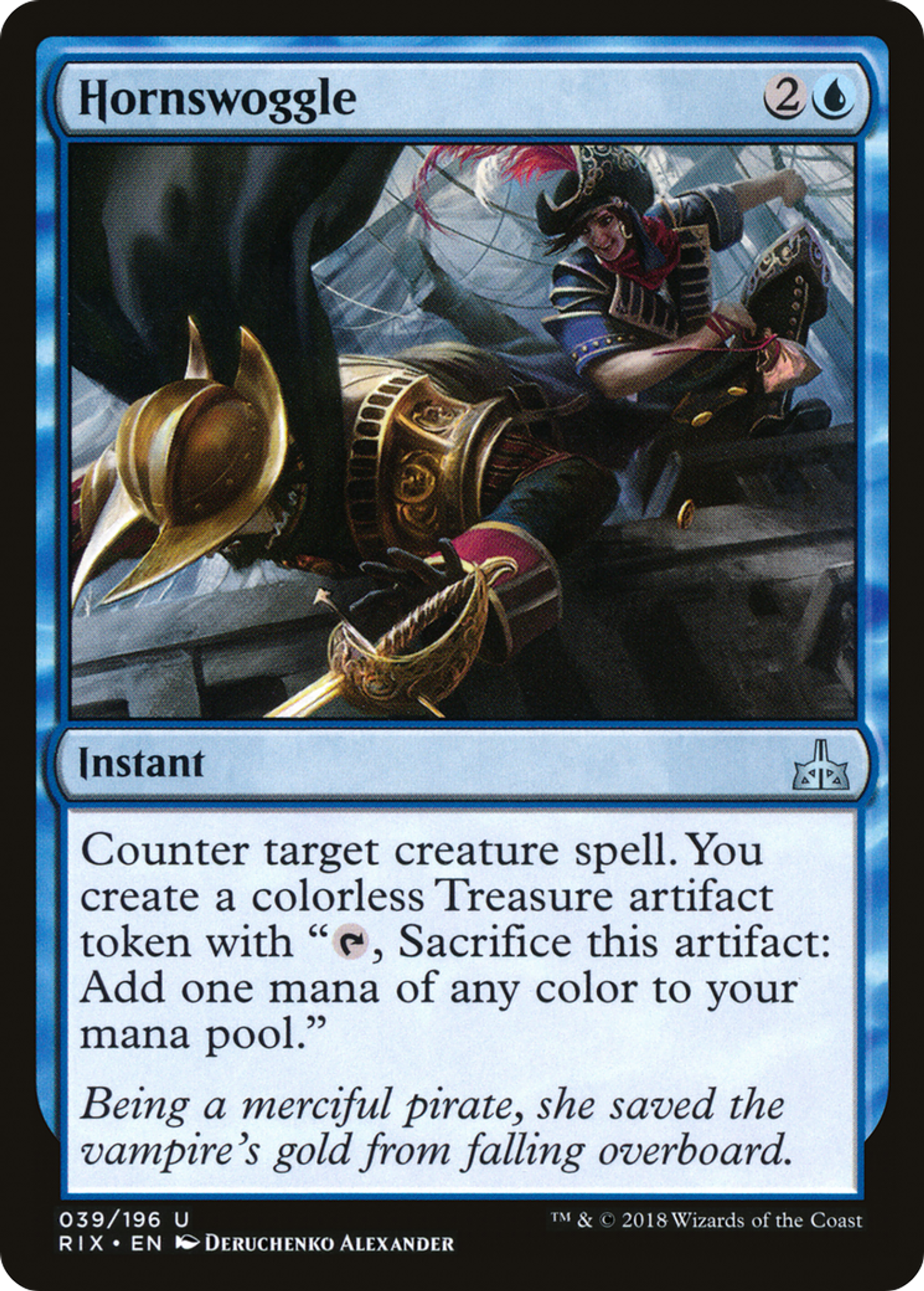 Hornswoggle — Rivals of Ixalan — Magic: The Gathering