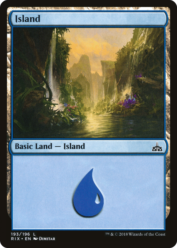 Island — Rivals of Ixalan — Magic: The Gathering