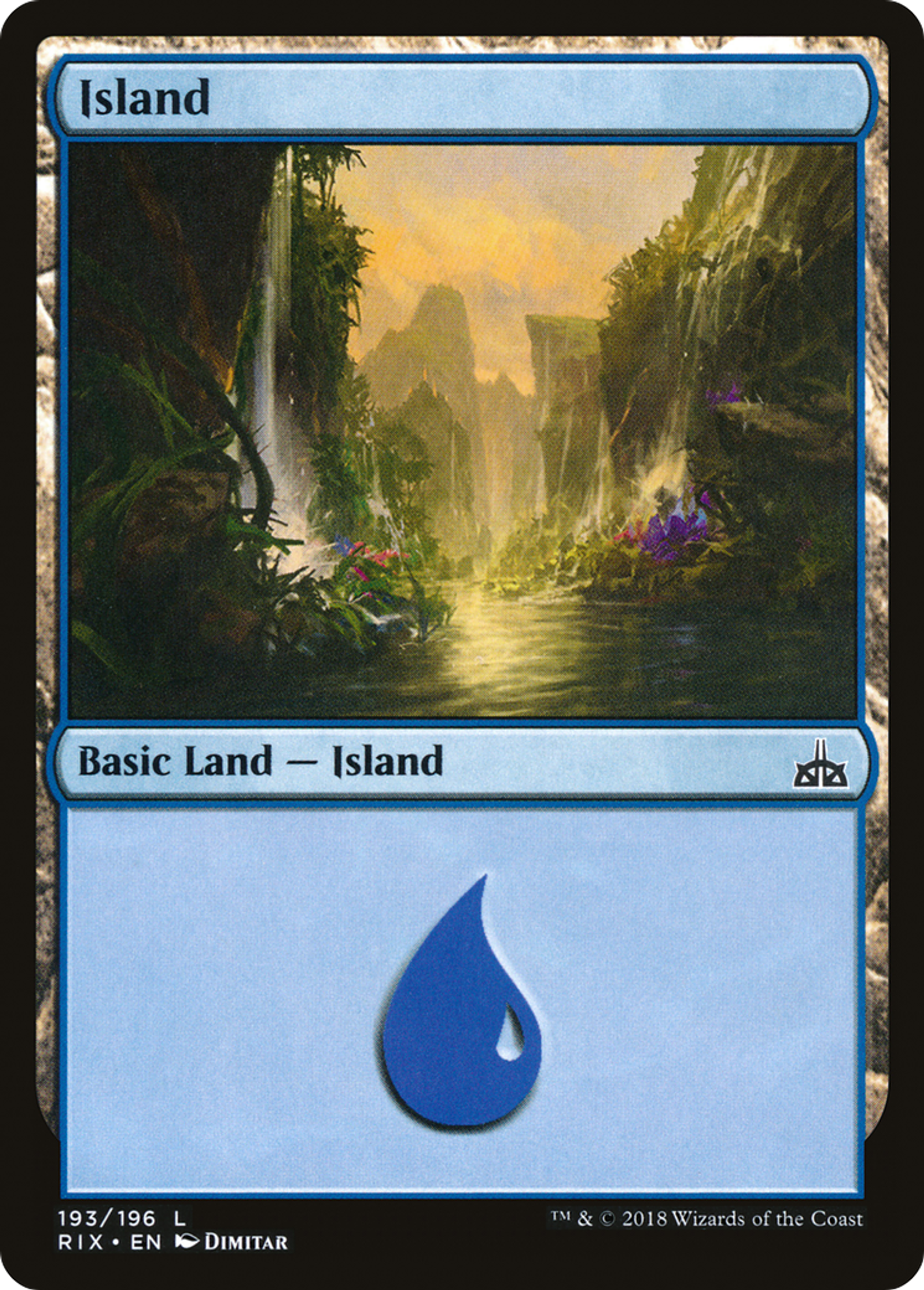 Island — Rivals of Ixalan — Magic: The Gathering