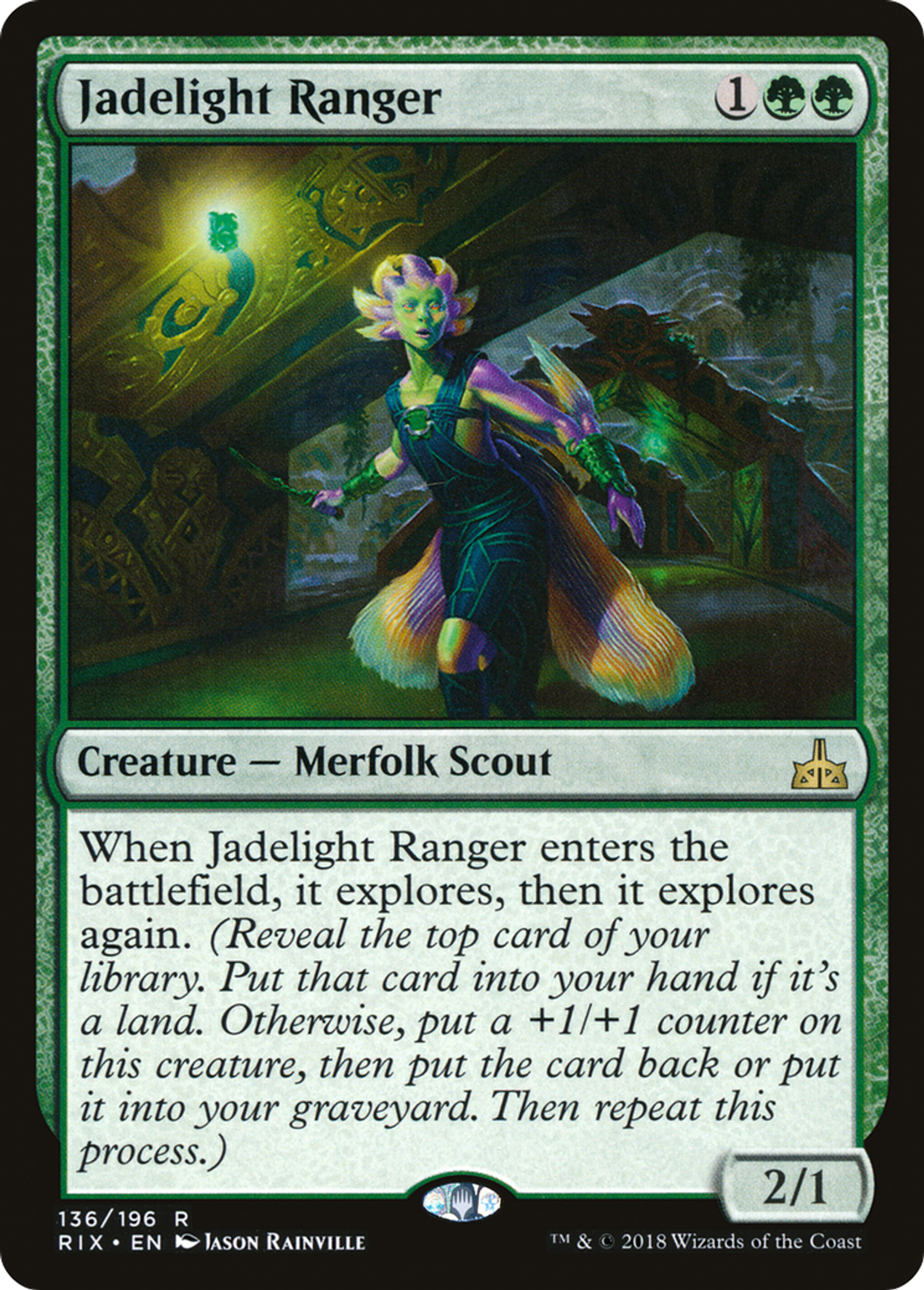 Jadelight Ranger — Rivals of Ixalan — Magic: The Gathering