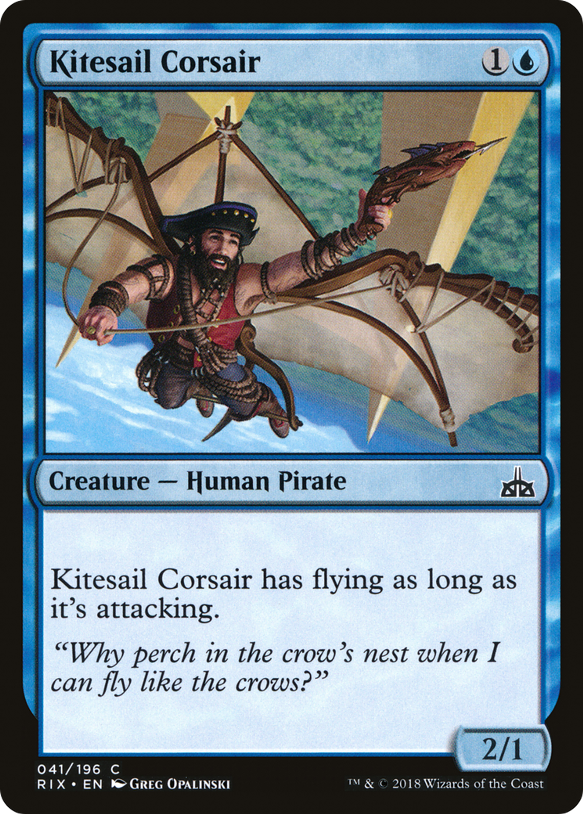 Kitesail Corsair — Rivals of Ixalan — Magic: The Gathering
