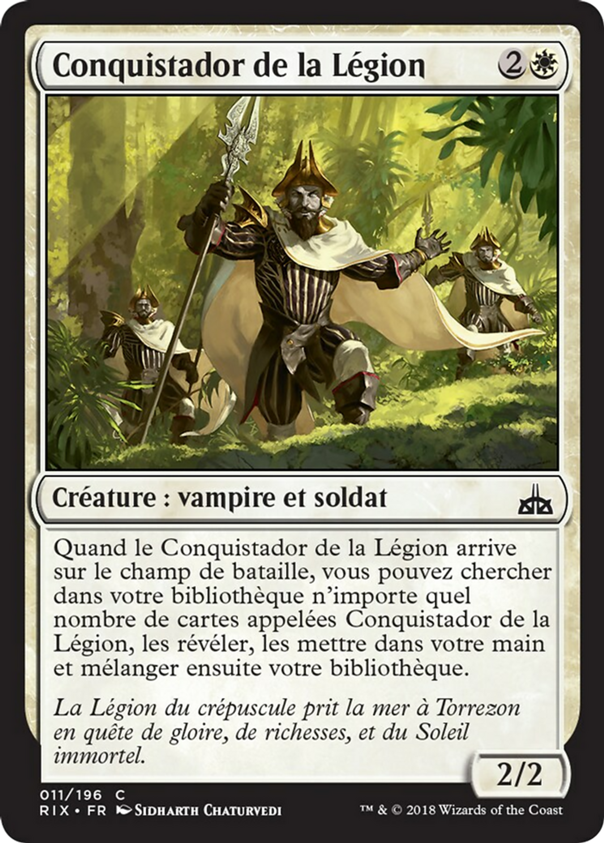 Conquistador de la Légion — Rivals of Ixalan — Magic: The Gathering