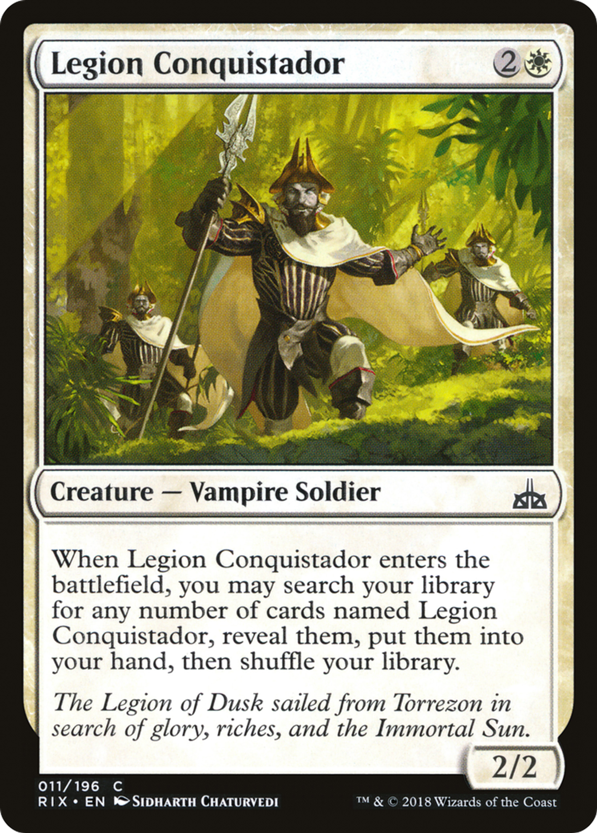 Legion Conquistador — Rivals of Ixalan — Magic: The Gathering