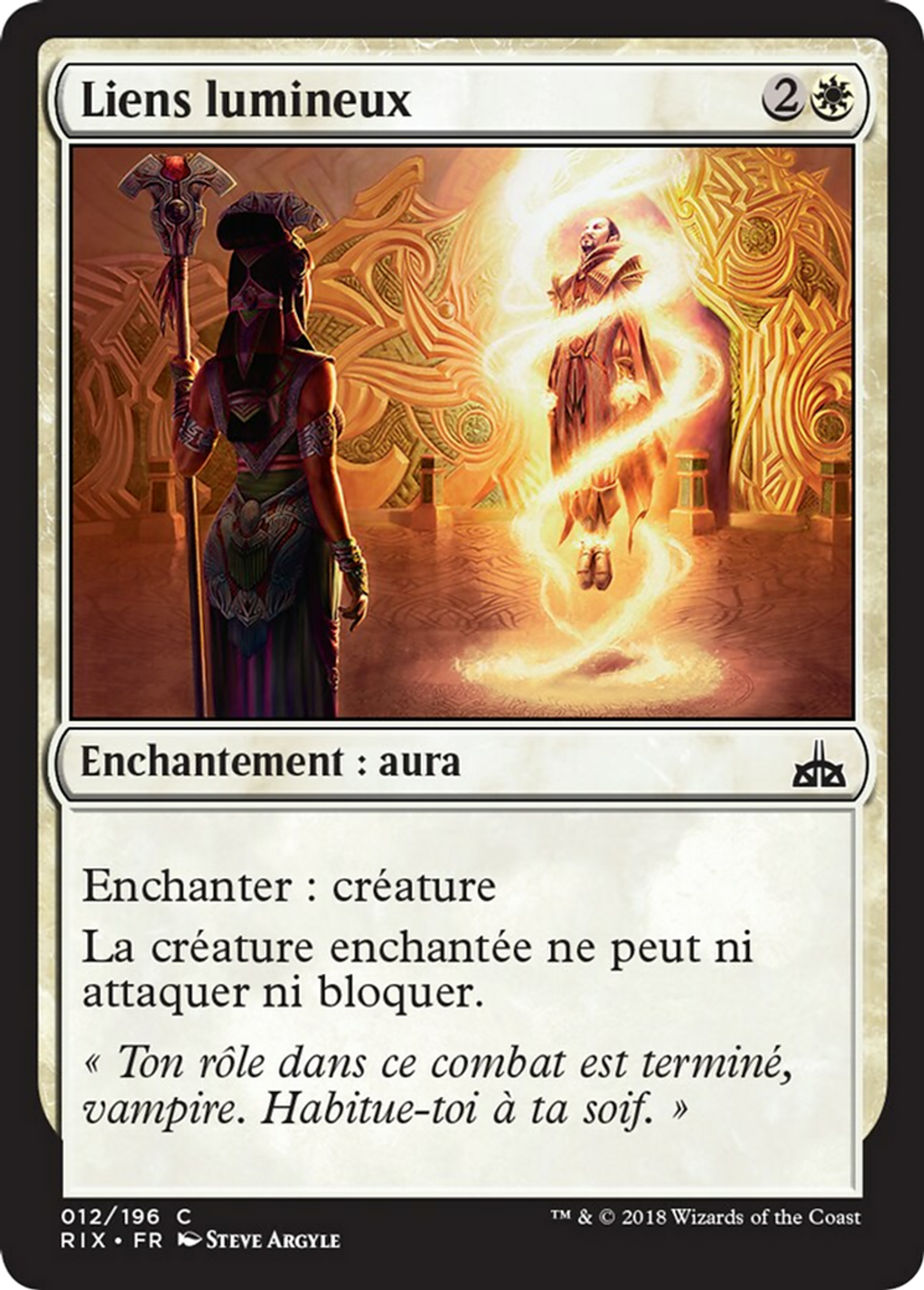 Liens lumineux — Rivals of Ixalan — Magic: The Gathering