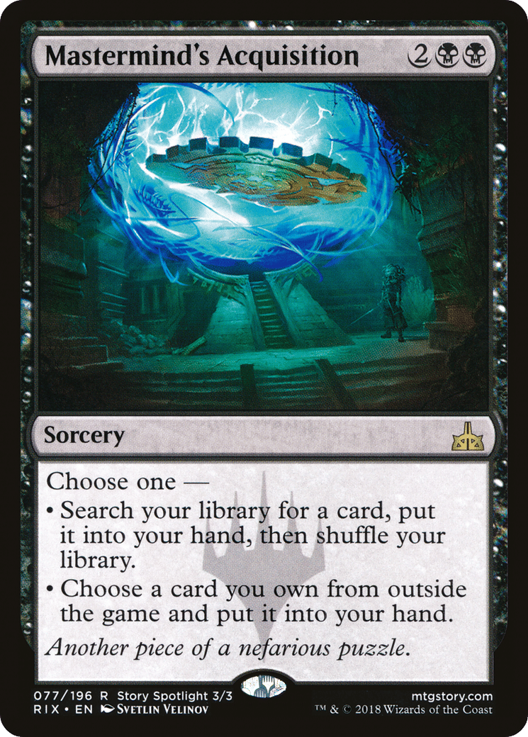 Mastermind's Acquisition — Rivals of Ixalan — Magic: The Gathering