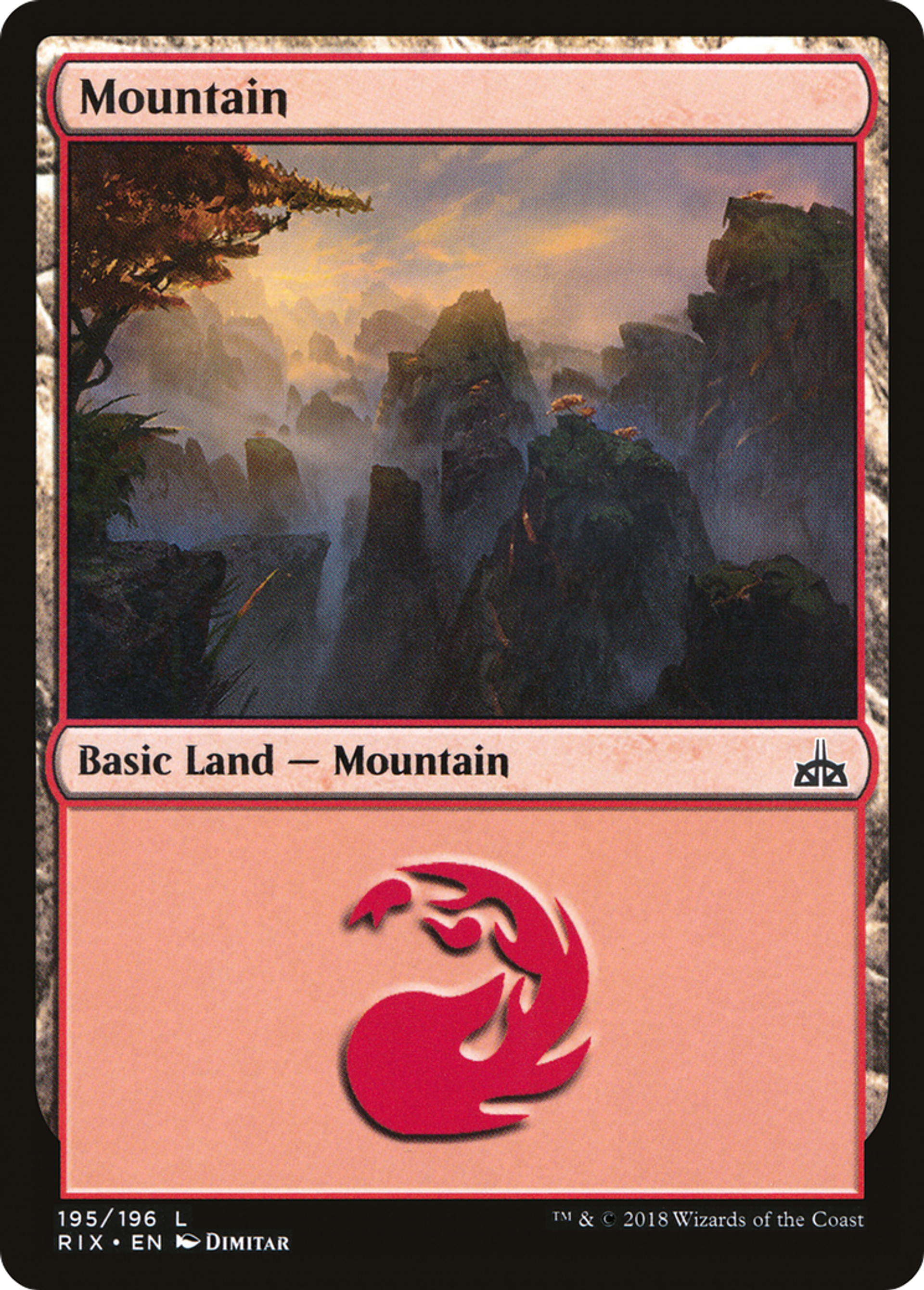 Mountain — Rivals of Ixalan — Magic: The Gathering