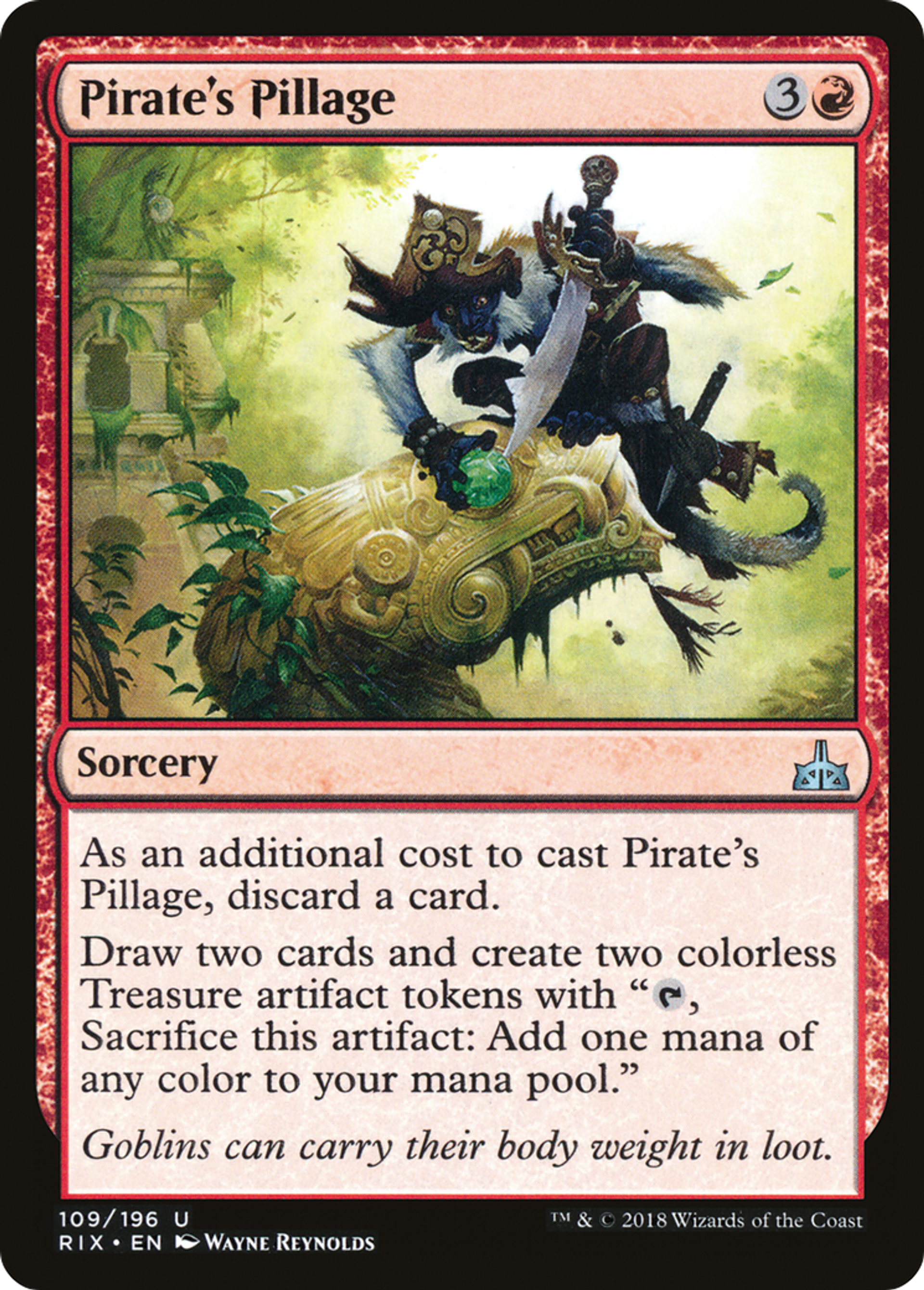 Pirate's Pillage — Rivals of Ixalan — Magic: The Gathering