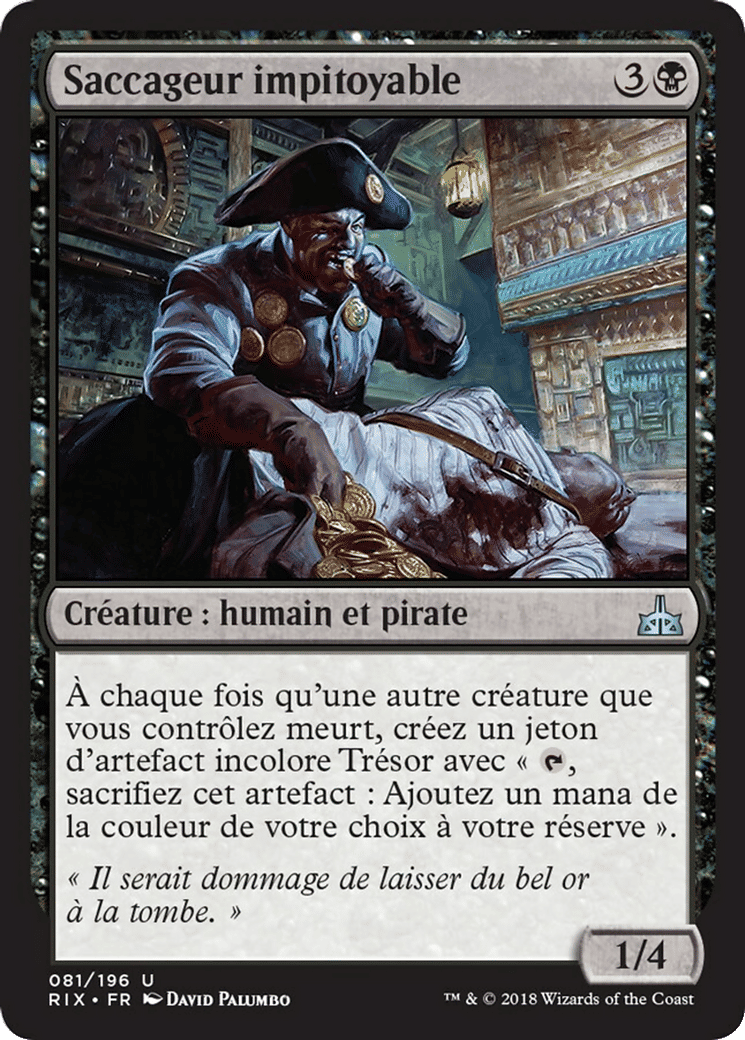 Saccageur impitoyable — Rivals of Ixalan — Magic: The Gathering