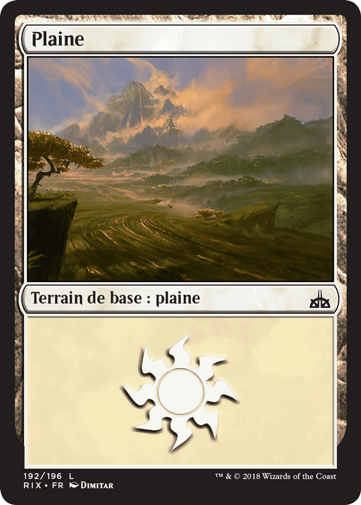 Plaine — Rivals of Ixalan — Magic: The Gathering