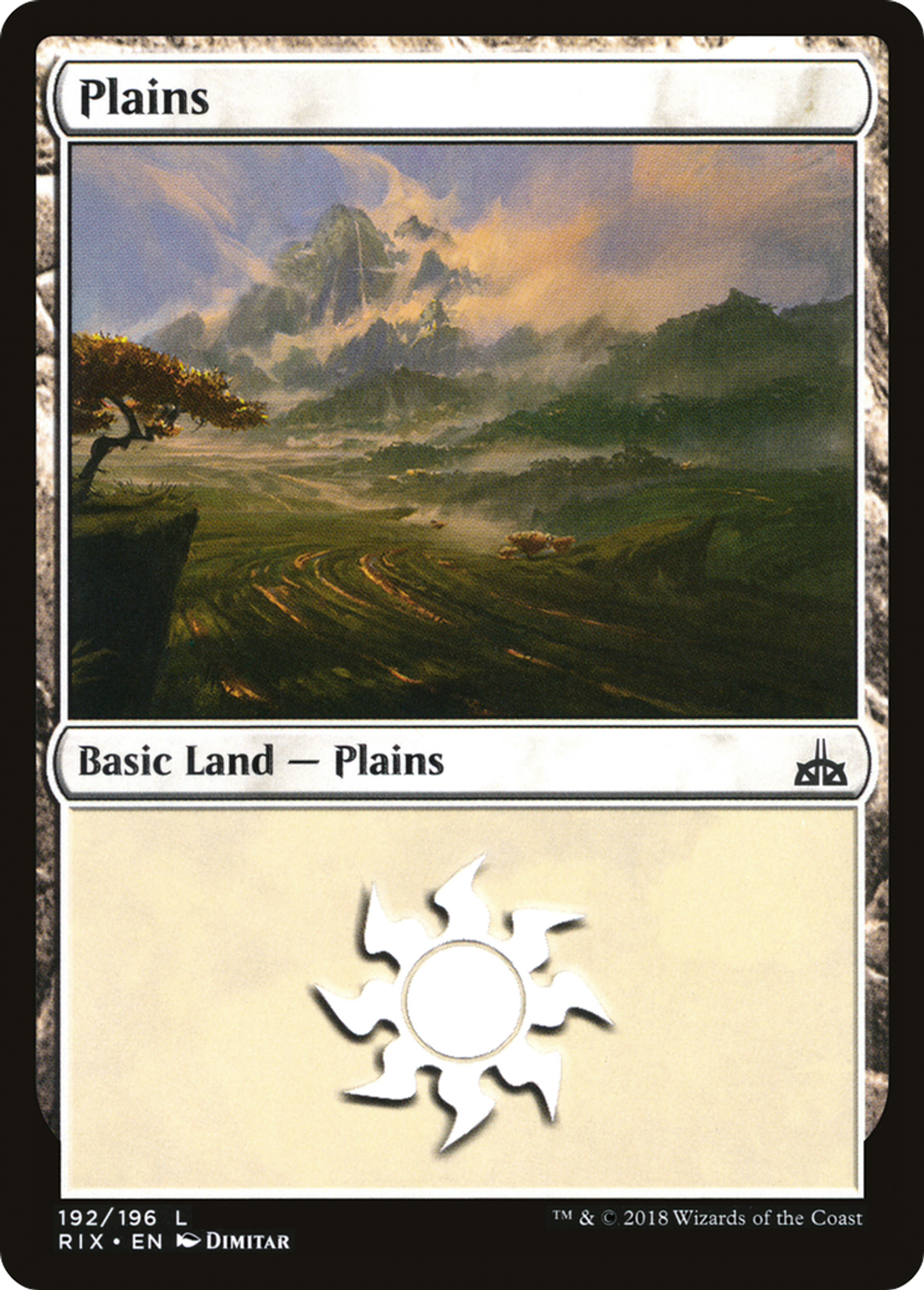 Plains — Rivals of Ixalan — Magic: The Gathering