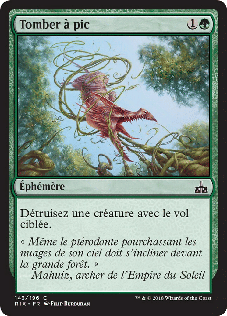 Tomber à pic — Rivals of Ixalan — Magic: The Gathering