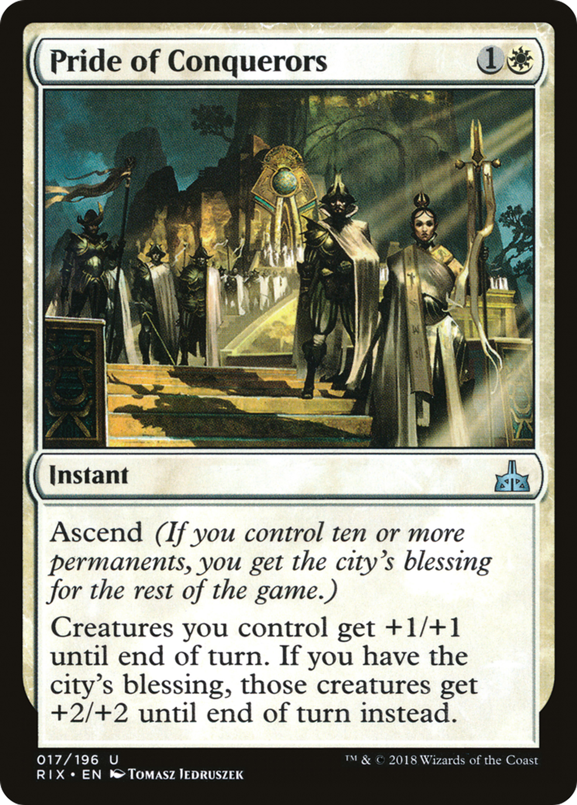 Pride of Conquerors — Rivals of Ixalan — Magic: The Gathering