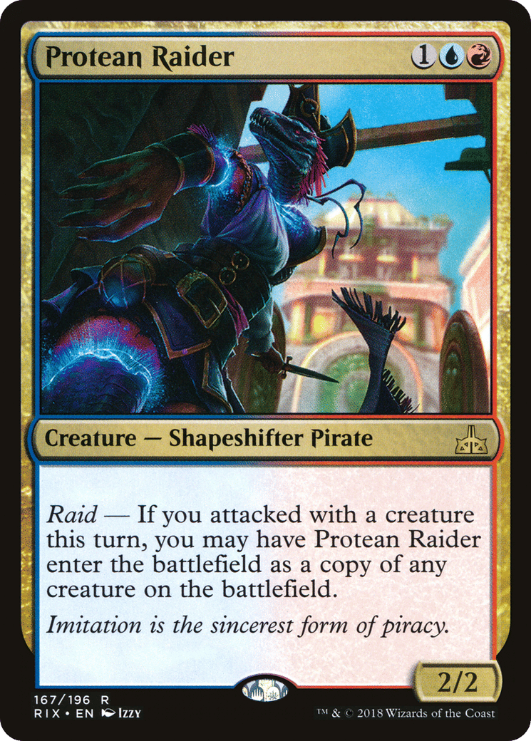Protean Raider — Rivals of Ixalan — Magic: The Gathering