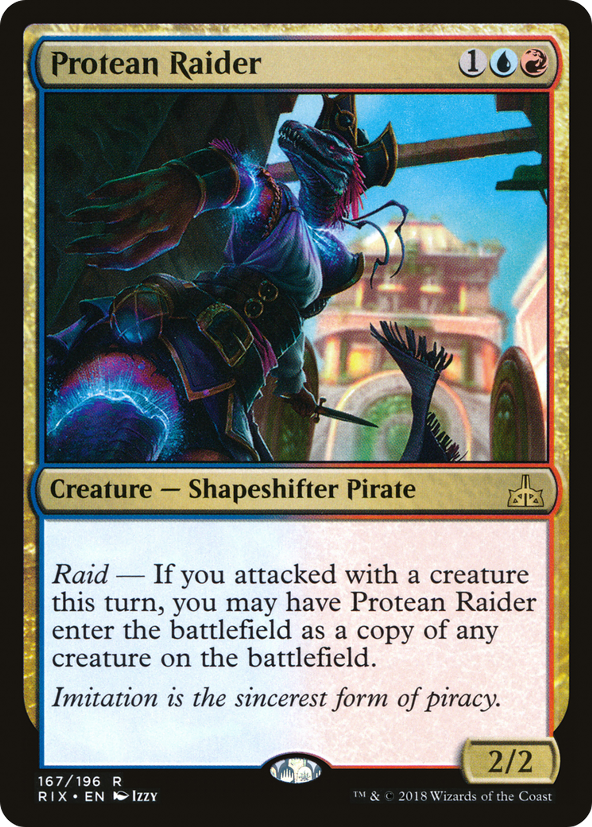 Protean Raider — Rivals of Ixalan — Magic: The Gathering