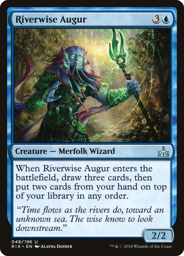 Riverwise Augur — Rivals of Ixalan — Magic: The Gathering