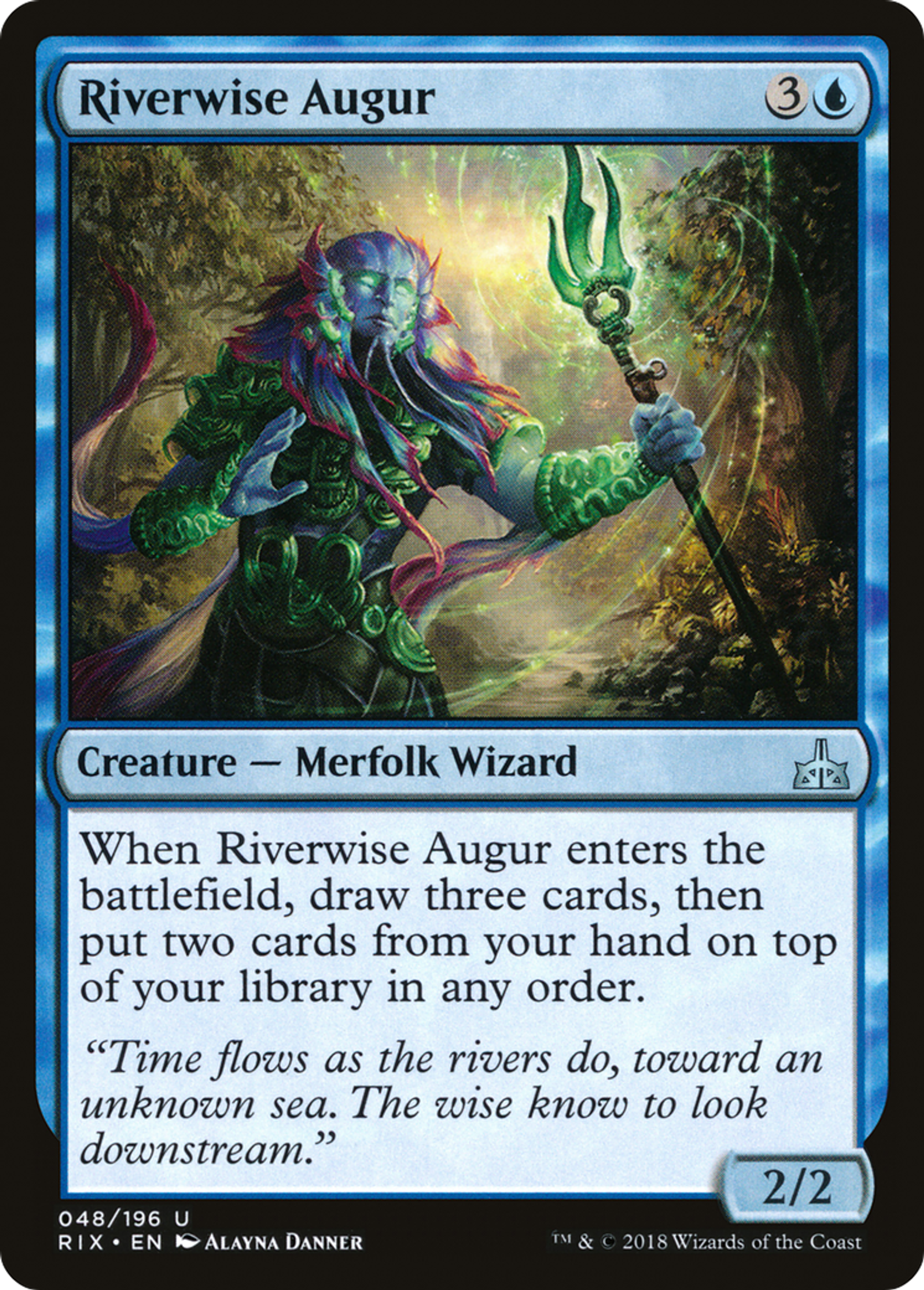Riverwise Augur — Rivals of Ixalan — Magic: The Gathering