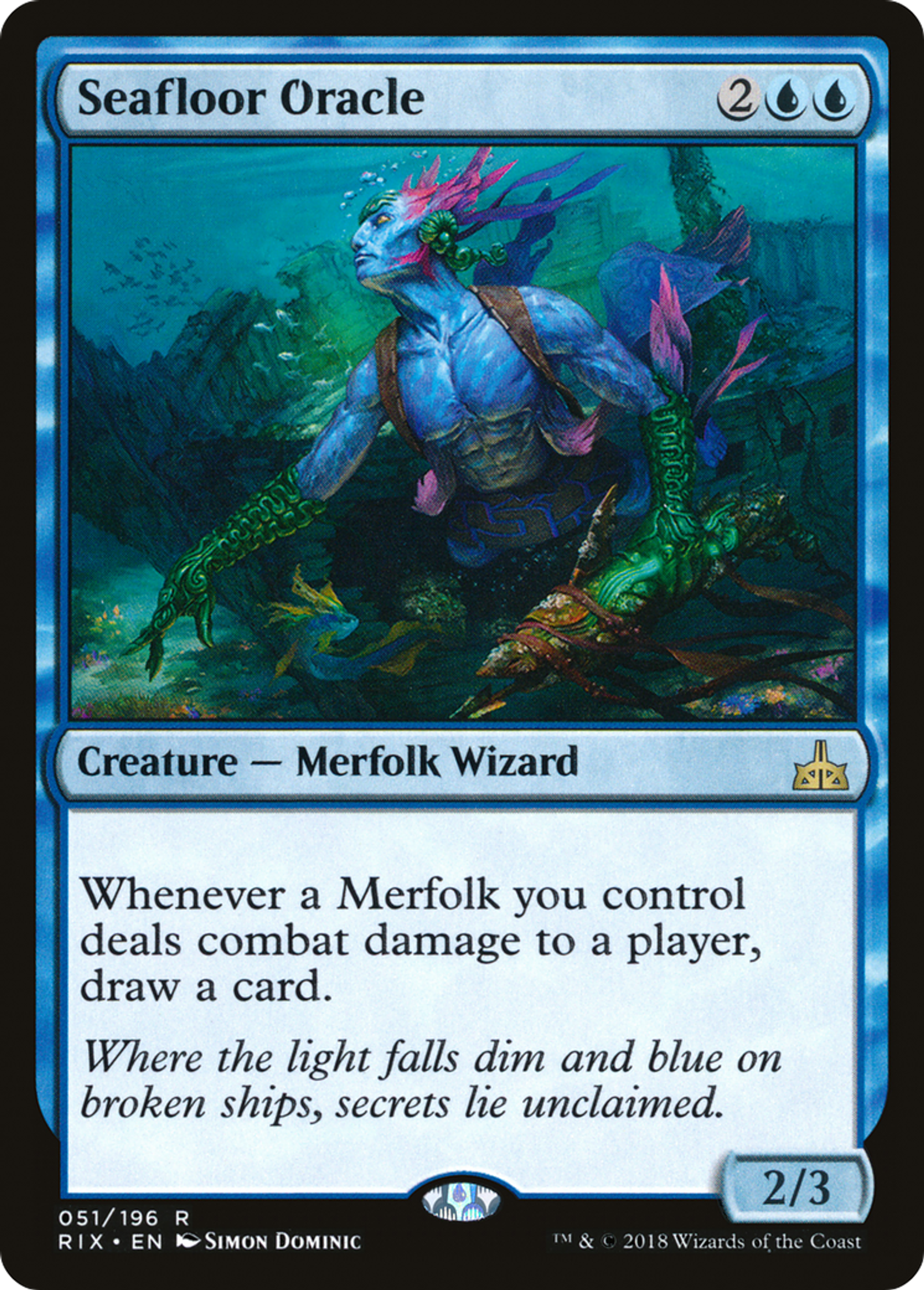 Seafloor Oracle — Rivals of Ixalan — Magic: The Gathering