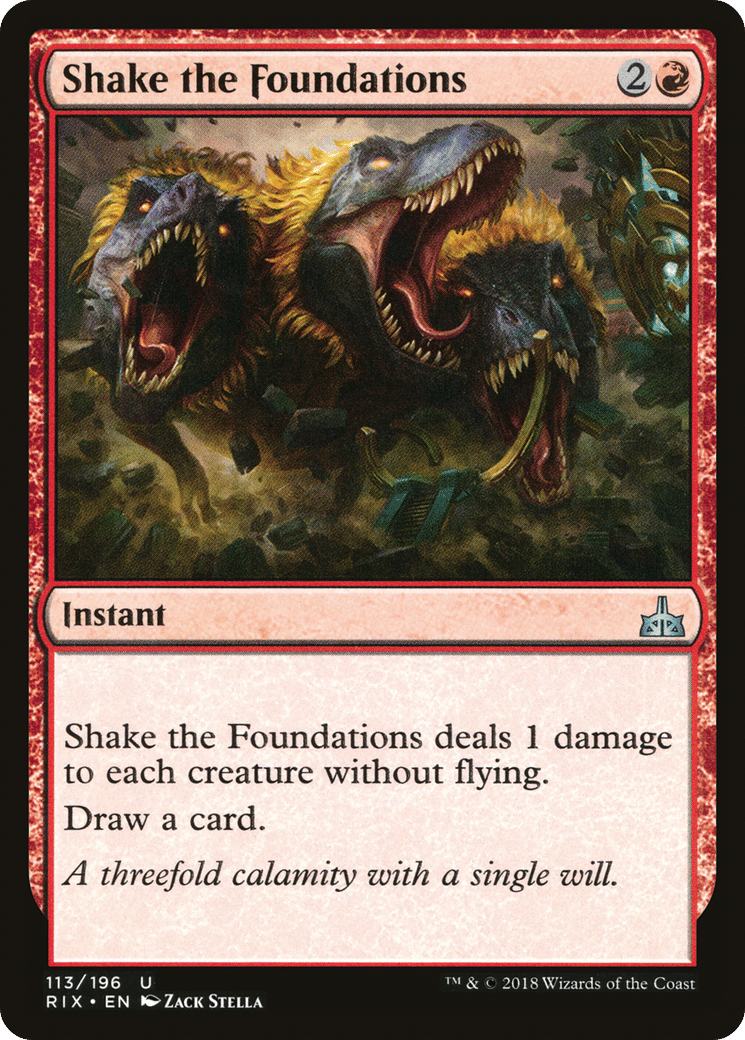 Shake the Foundations — Rivals of Ixalan — Magic: The Gathering