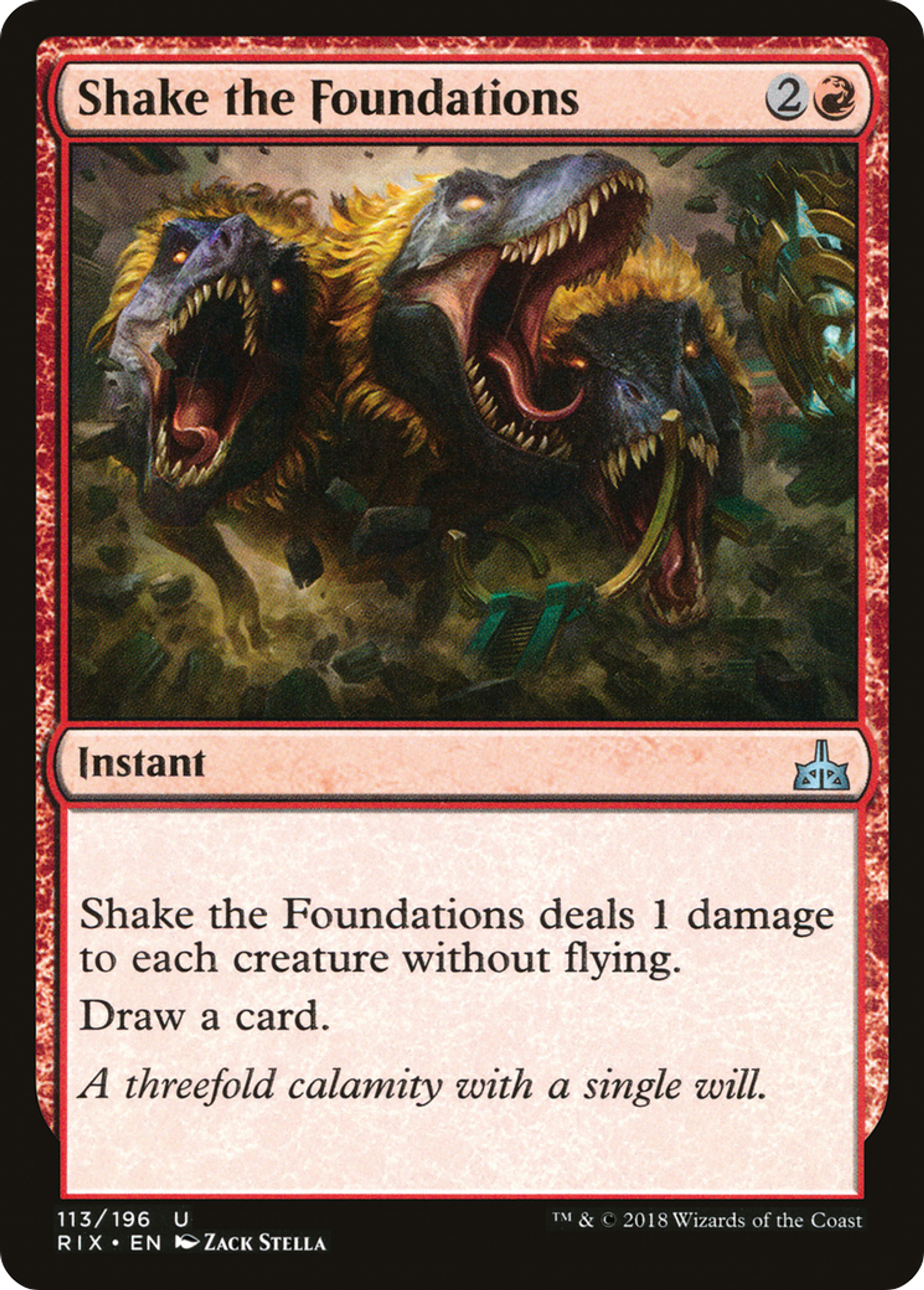 Shake the Foundations — Rivals of Ixalan — Magic: The Gathering