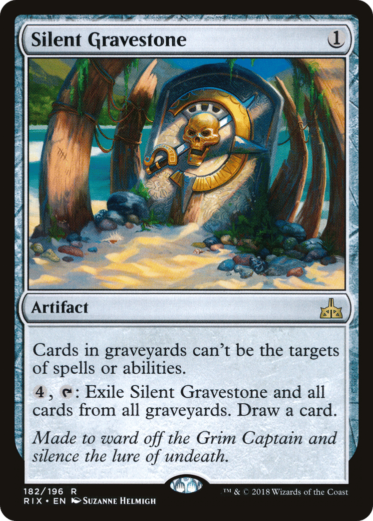 Silent Gravestone — Rivals of Ixalan — Magic: The Gathering