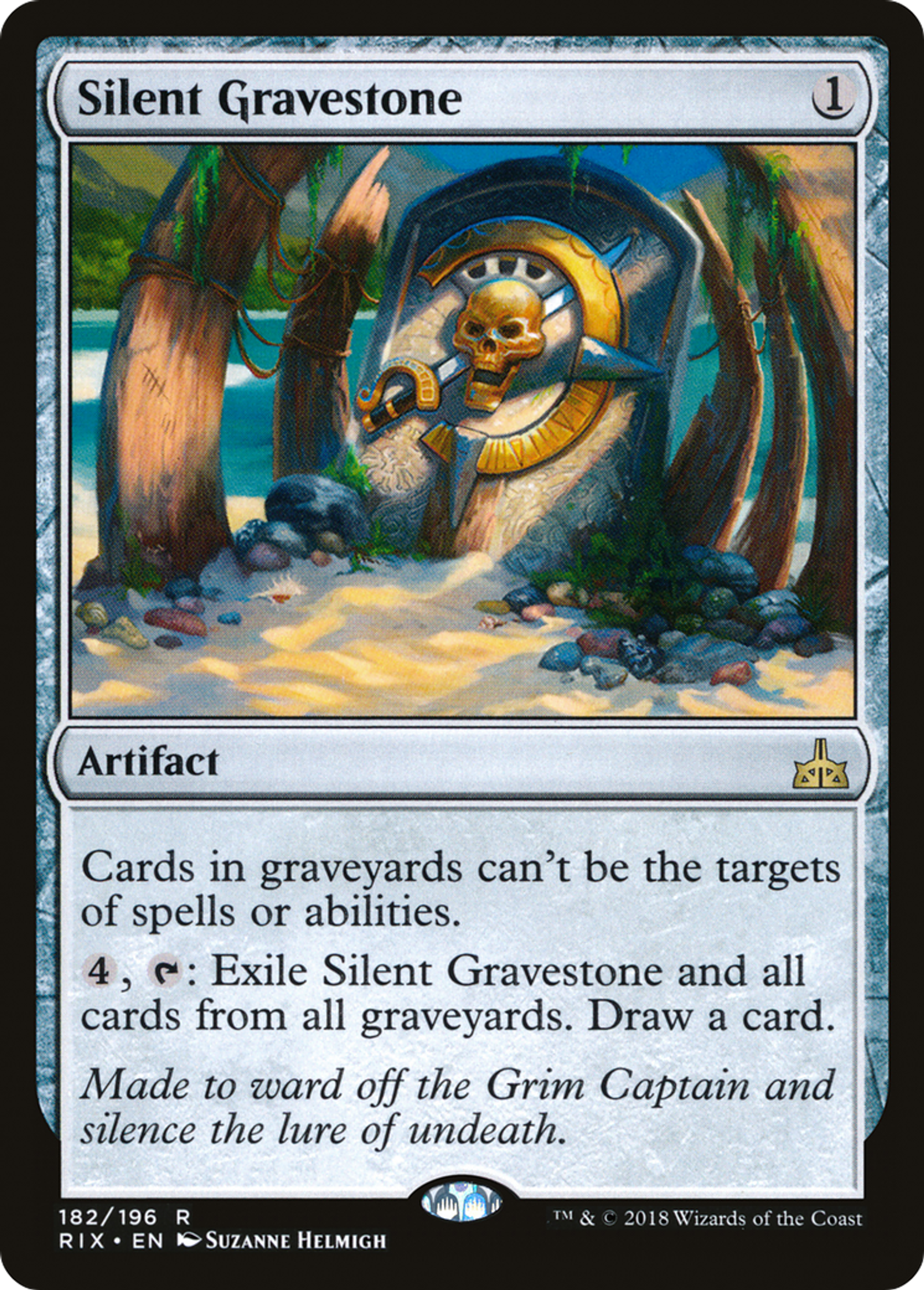 Silent Gravestone — Rivals of Ixalan — Magic: The Gathering
