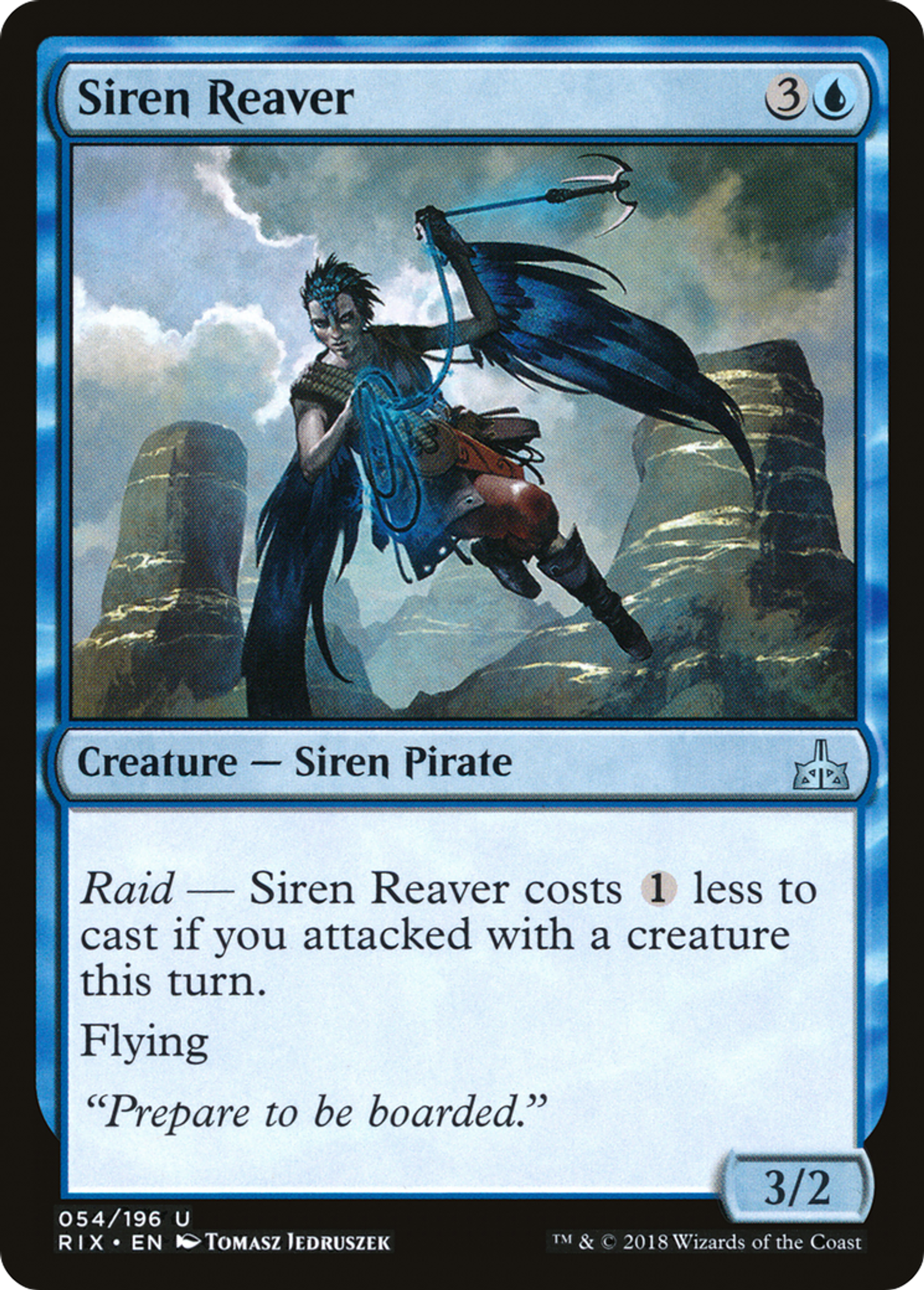 Siren Reaver — Rivals of Ixalan — Magic: The Gathering