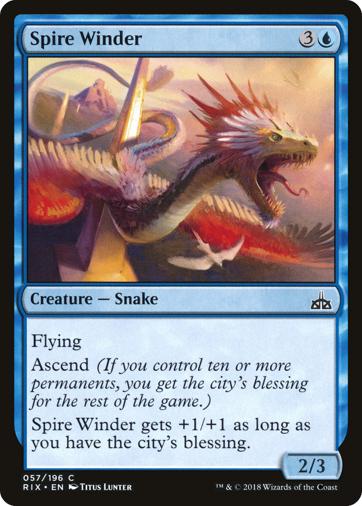 Spire Winder — Rivals of Ixalan — Magic: The Gathering