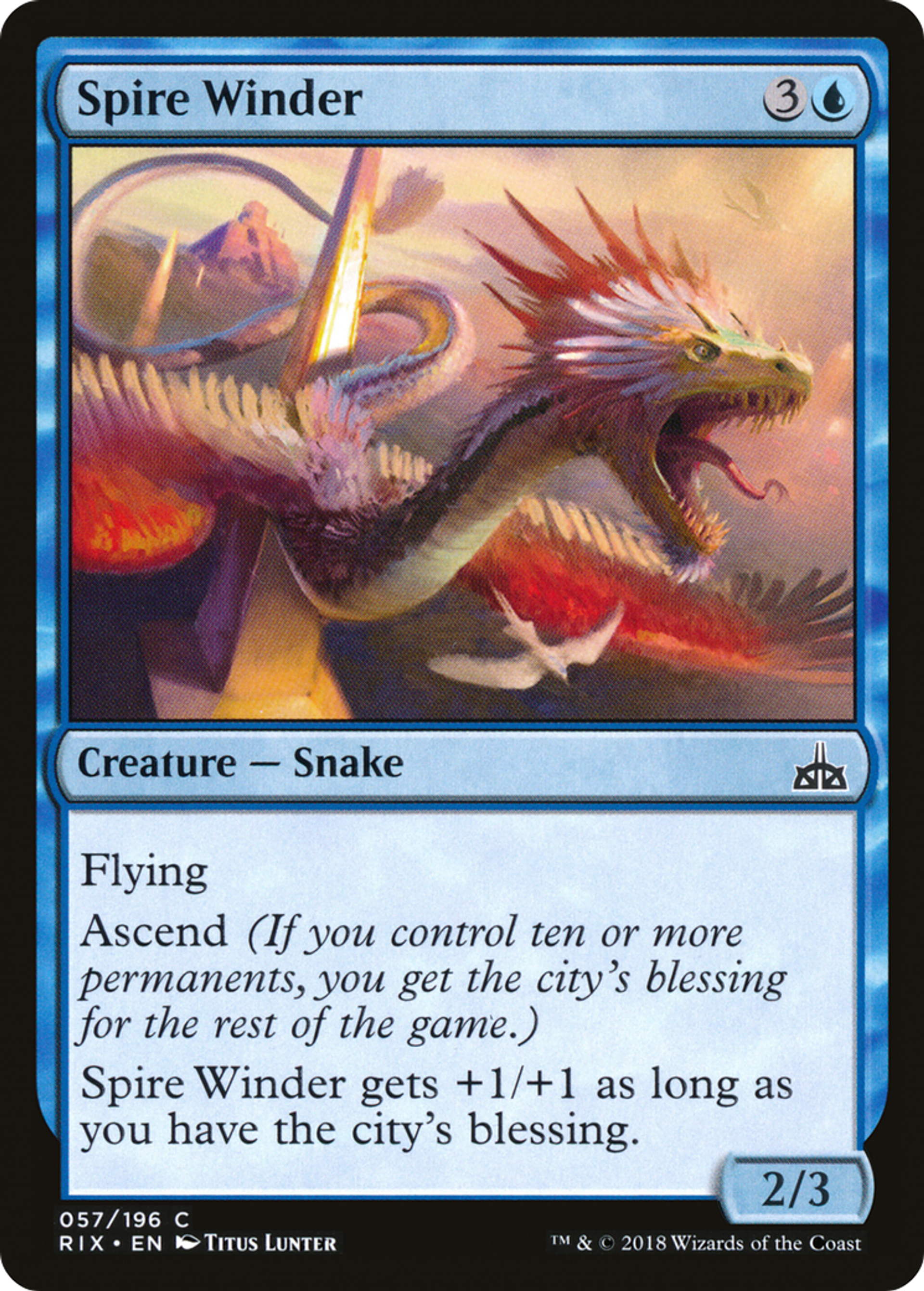Spire Winder — Rivals of Ixalan — Magic: The Gathering
