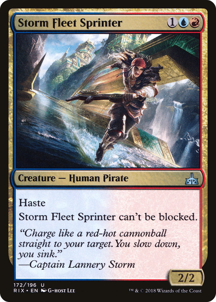 Storm Fleet Sprinter — Rivals of Ixalan — Magic: The Gathering