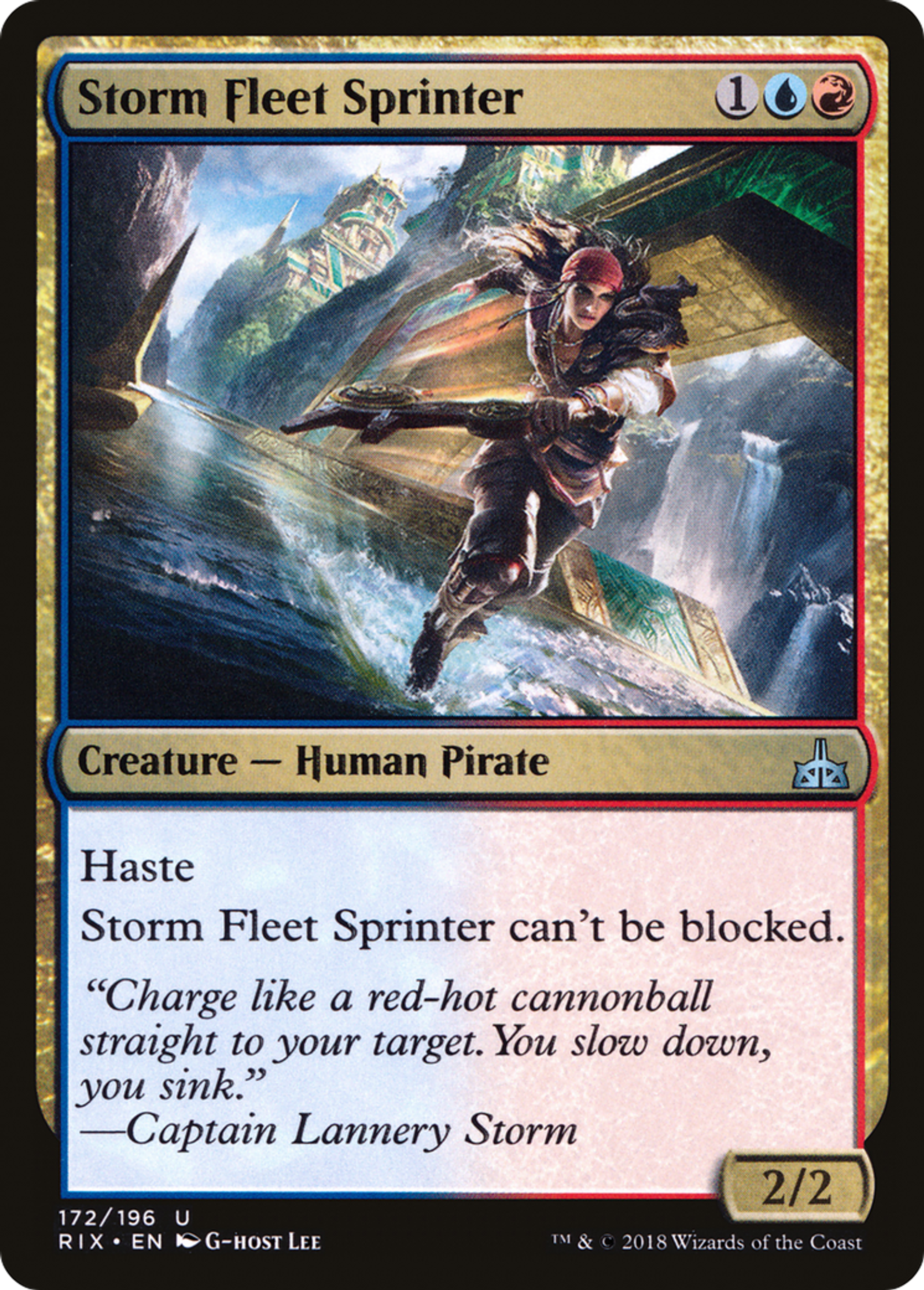 Storm Fleet Sprinter — Rivals of Ixalan — Magic: The Gathering