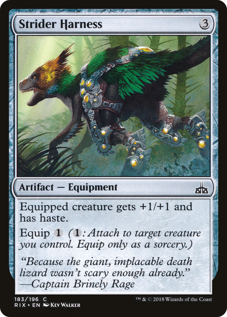 Strider Harness — Rivals of Ixalan — Magic: The Gathering