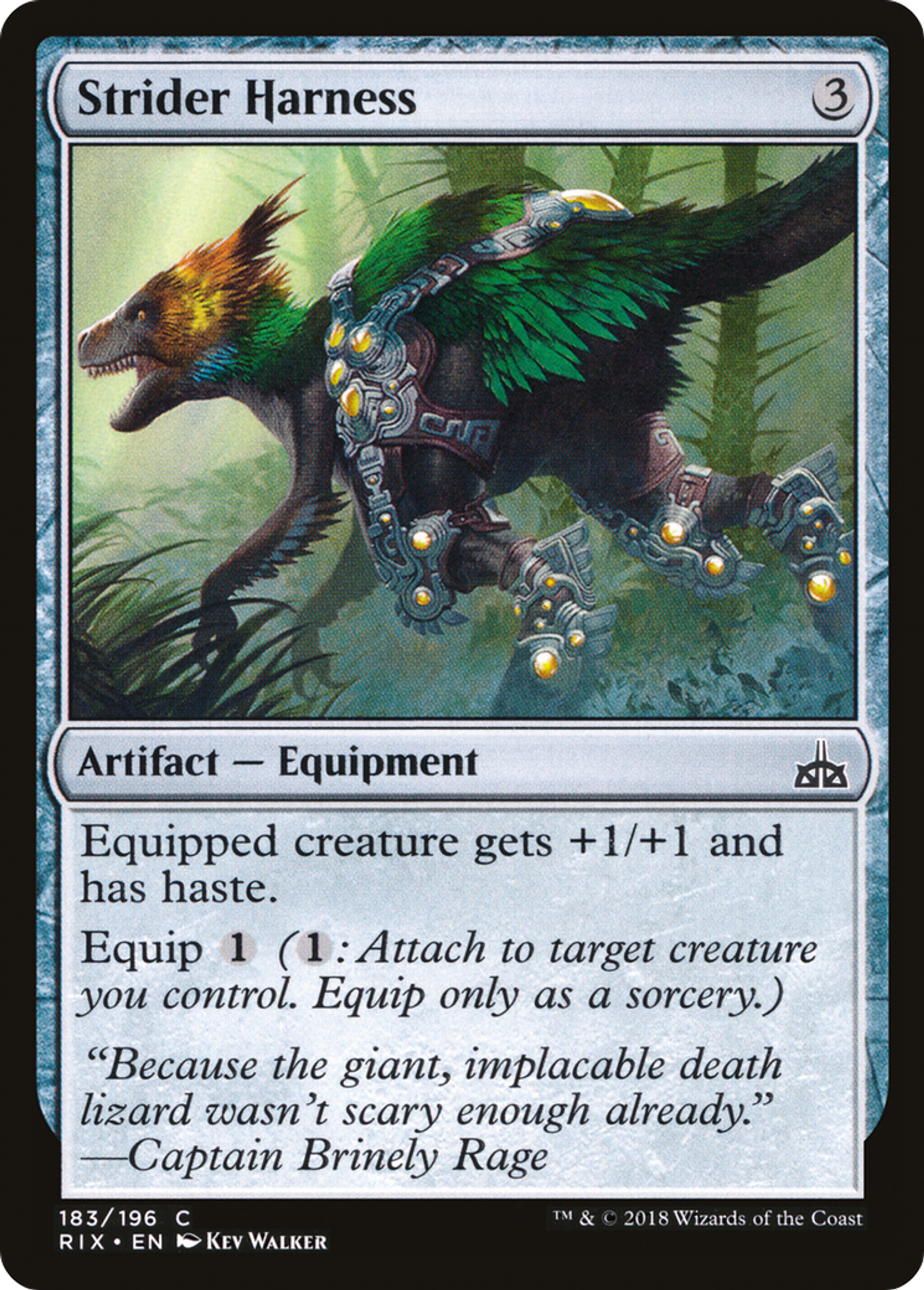 Strider Harness — Rivals of Ixalan — Magic: The Gathering