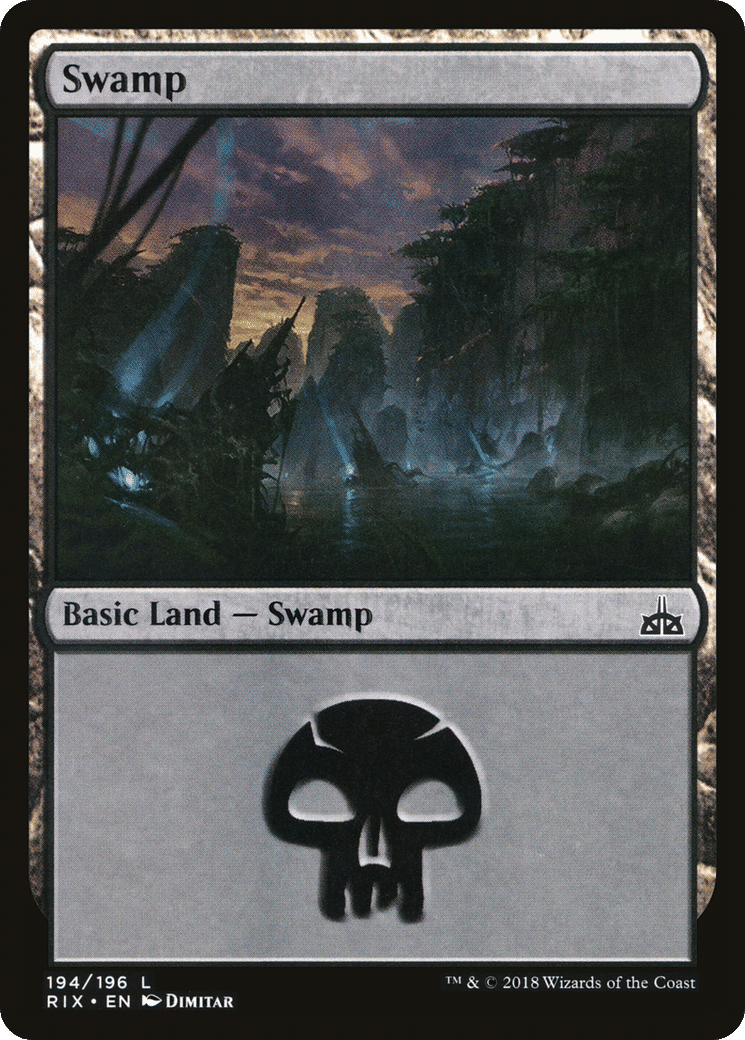 Swamp — Rivals of Ixalan — Magic: The Gathering