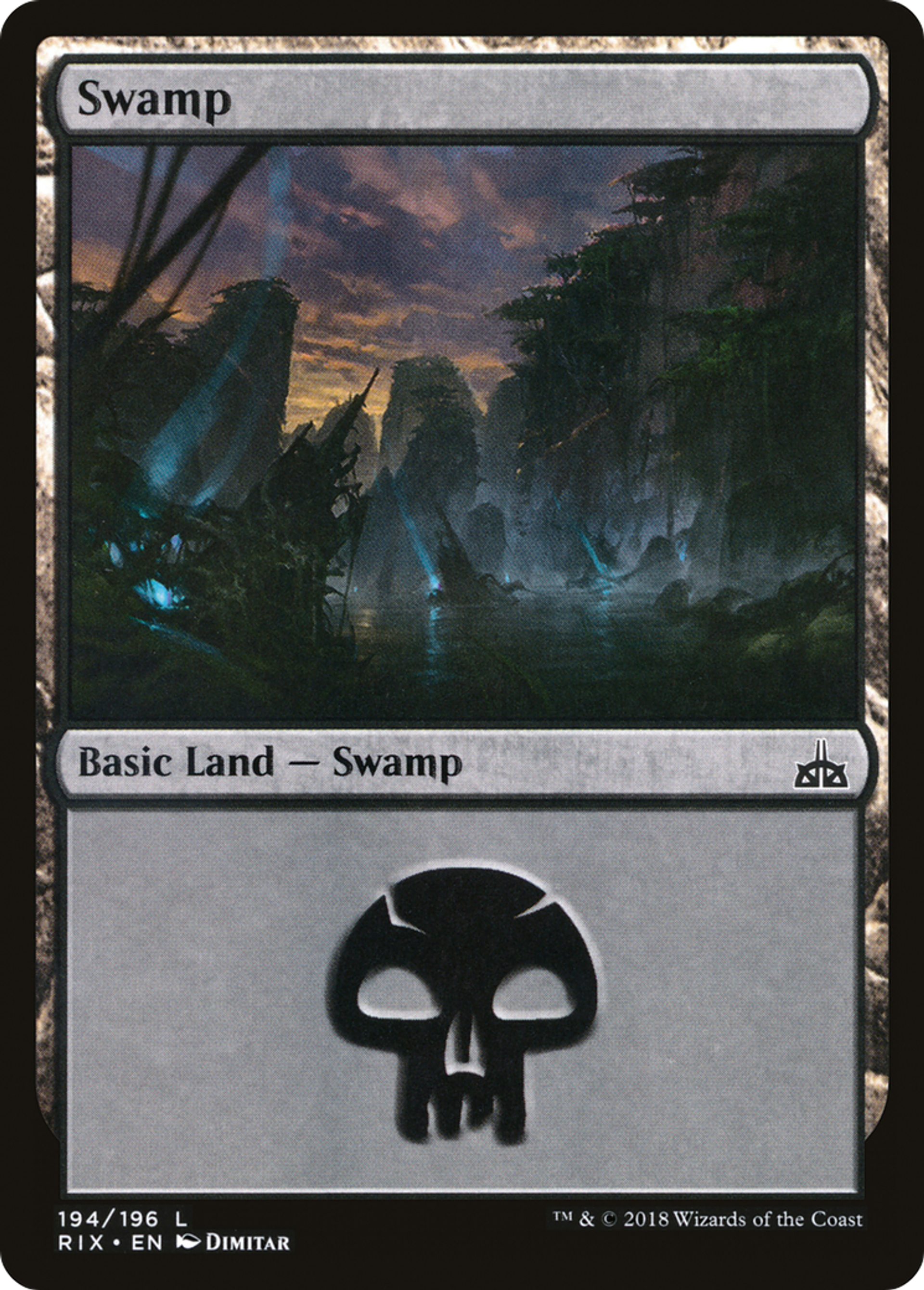 Swamp — Rivals of Ixalan — Magic: The Gathering