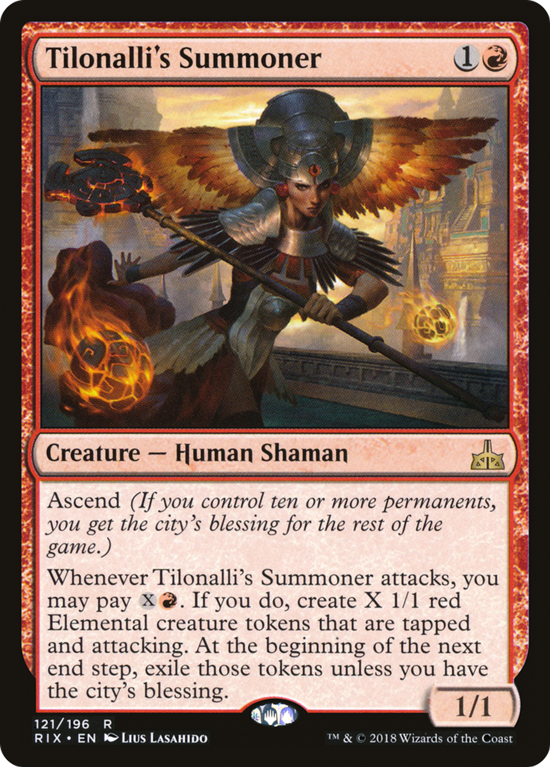 Tilonalli's Summoner — Rivals of Ixalan — Magic: The Gathering
