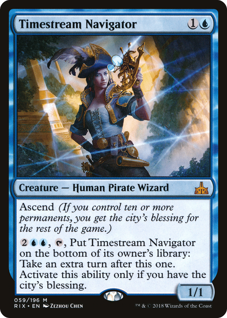 Timestream Navigator — Rivals of Ixalan — Magic: The Gathering
