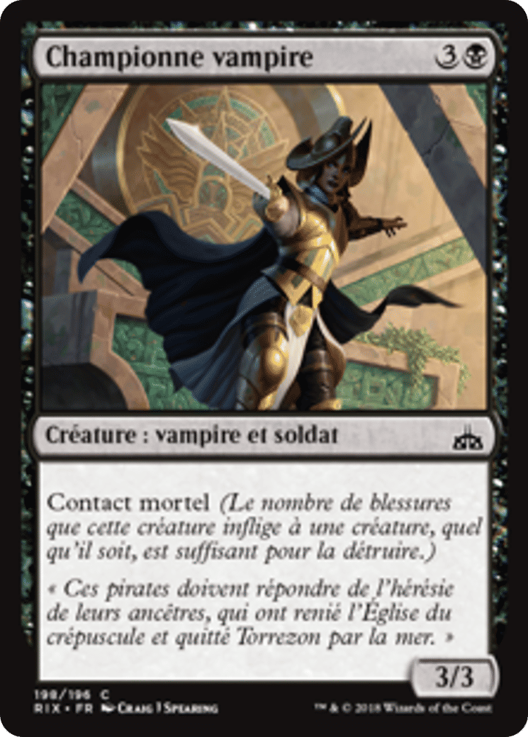 Championne vampire — Rivals of Ixalan — Magic: The Gathering
