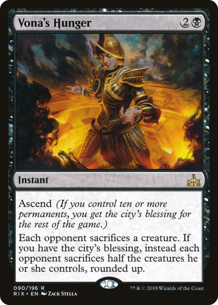 Vona's Hunger — Rivals of Ixalan — Magic: The Gathering