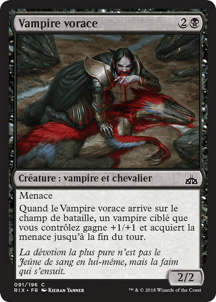 Vampire vorace — Rivals of Ixalan — Magic: The Gathering