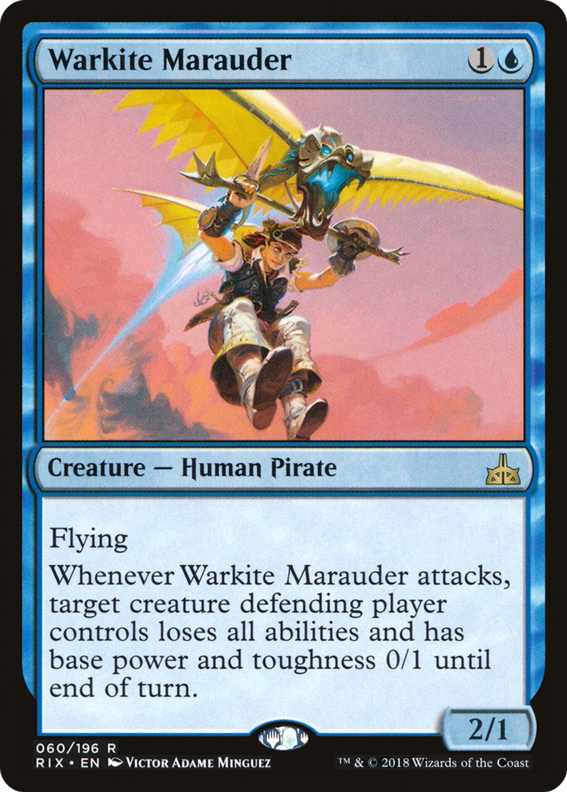 Warkite Marauder — Rivals of Ixalan — Magic: The Gathering