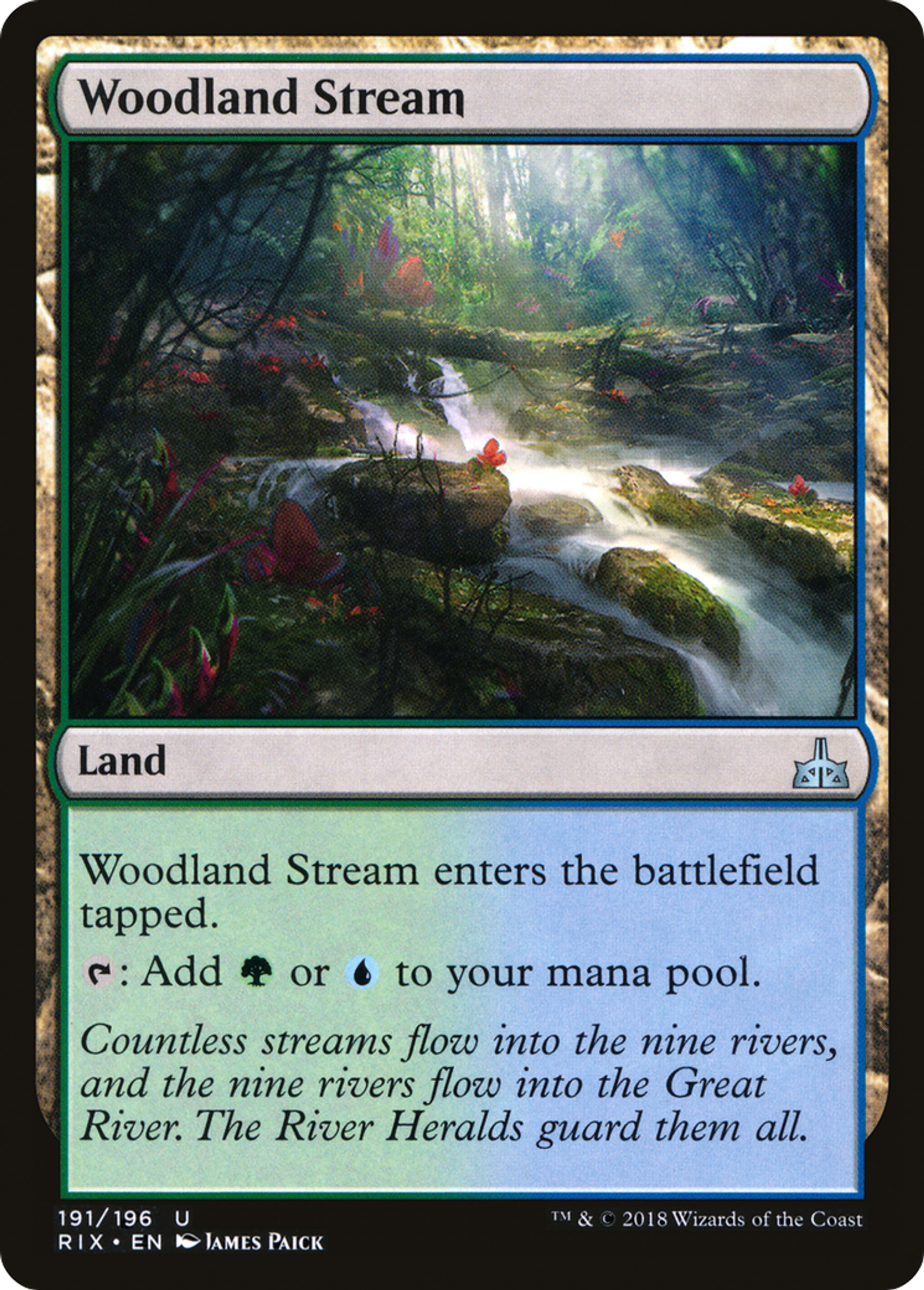 Woodland Stream — Rivals of Ixalan — Magic: The Gathering