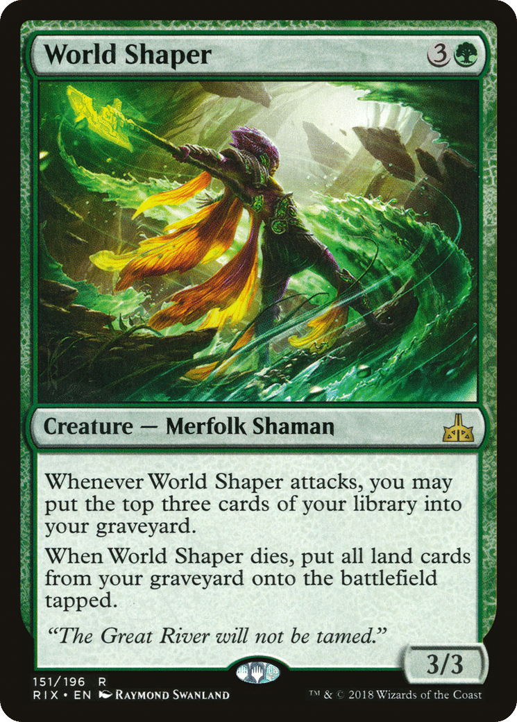 World Shaper — Rivals of Ixalan — Magic: The Gathering