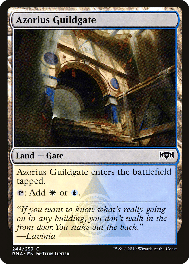 Azorius Guildgate — Ravnica Allegiance — Magic: The Gathering