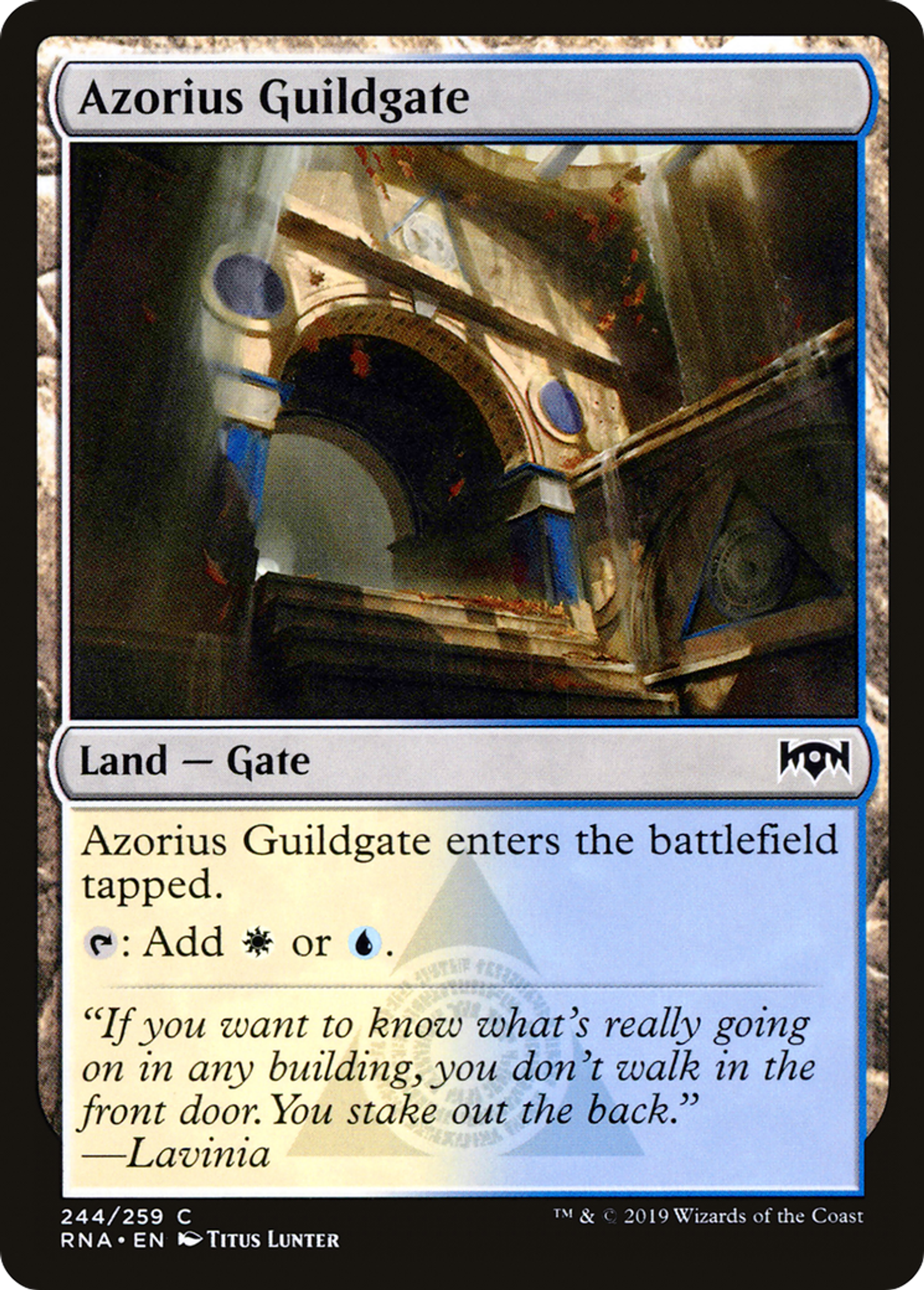 Azorius Guildgate — Ravnica Allegiance — Magic: The Gathering