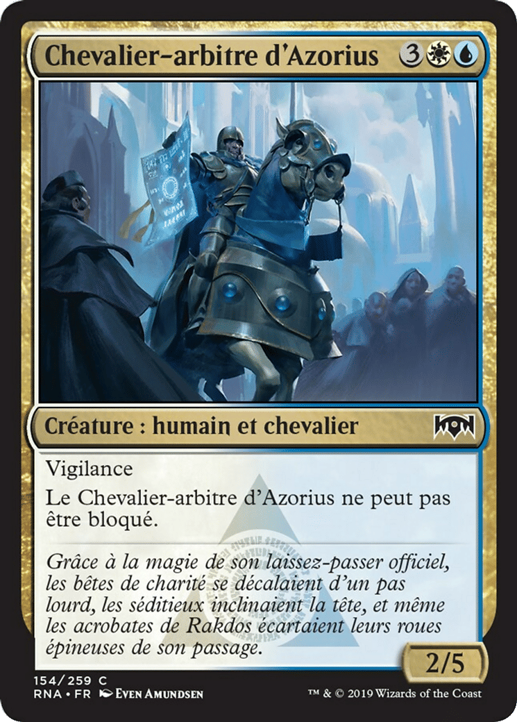 Chevalier-arbitre d'Azorius — Ravnica Allegiance — Magic: The Gathering