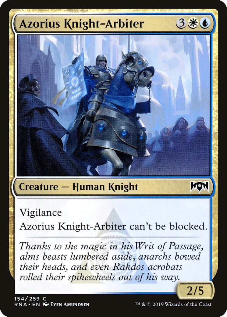 Azorius Knight-Arbiter — Ravnica Allegiance — Magic: The Gathering
