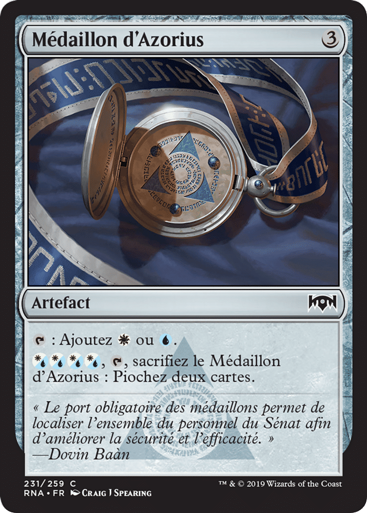 Médaillon d'Azorius — Ravnica Allegiance — Magic: The Gathering
