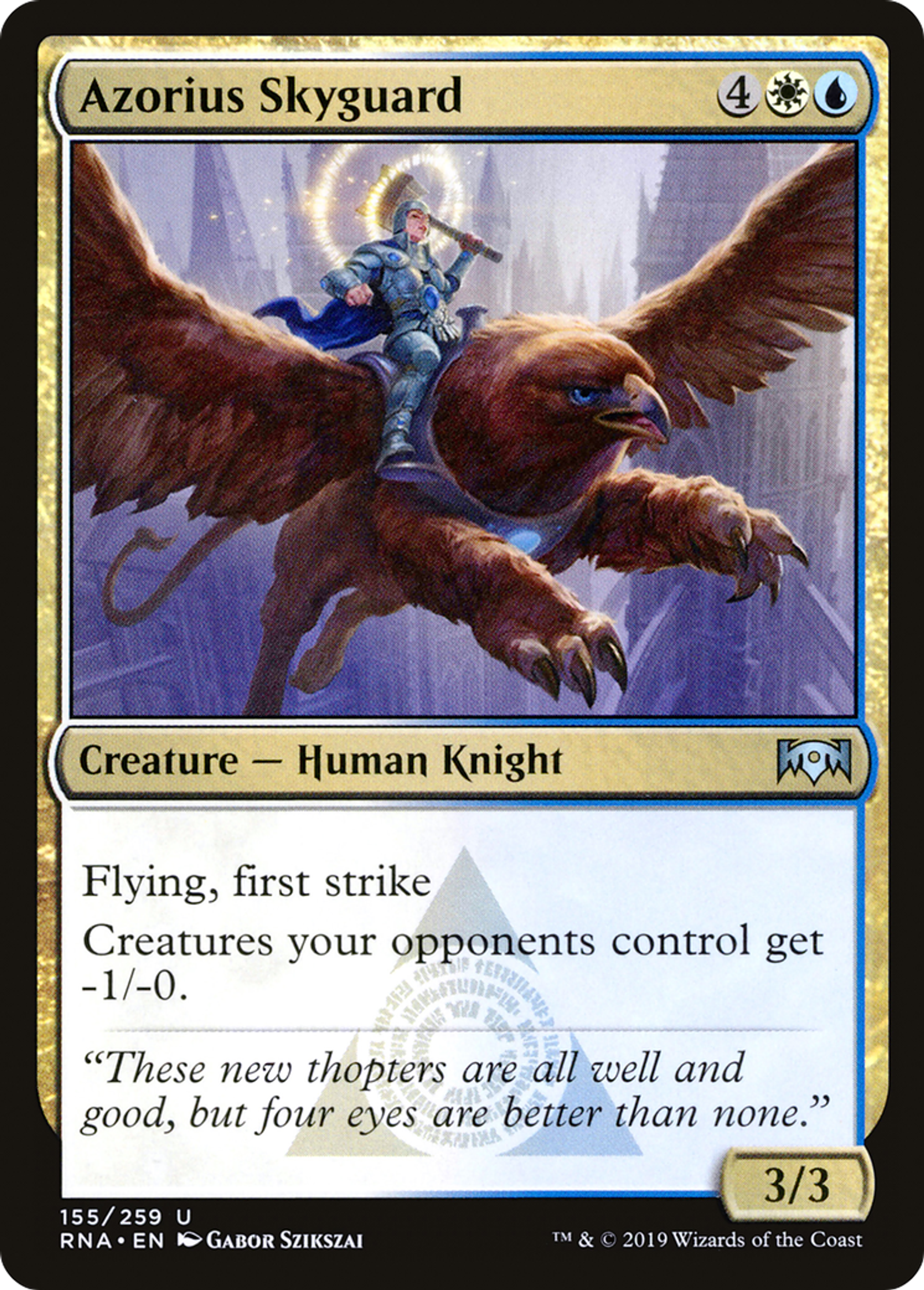 Azorius Skyguard — Ravnica Allegiance — Magic: The Gathering