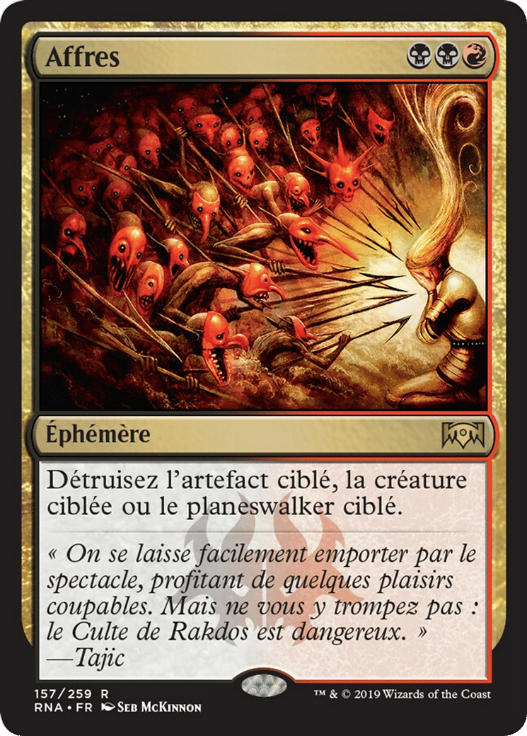 Affres — Ravnica Allegiance — Magic: The Gathering